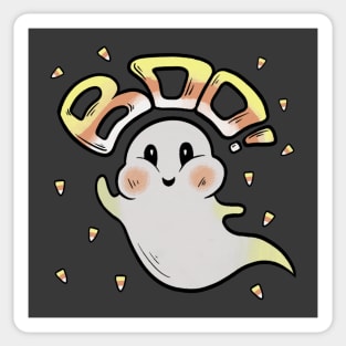 Candy Corn Ghost Sticker